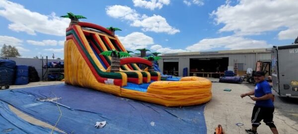 18-foot Fire double lane waterslide - Image 2