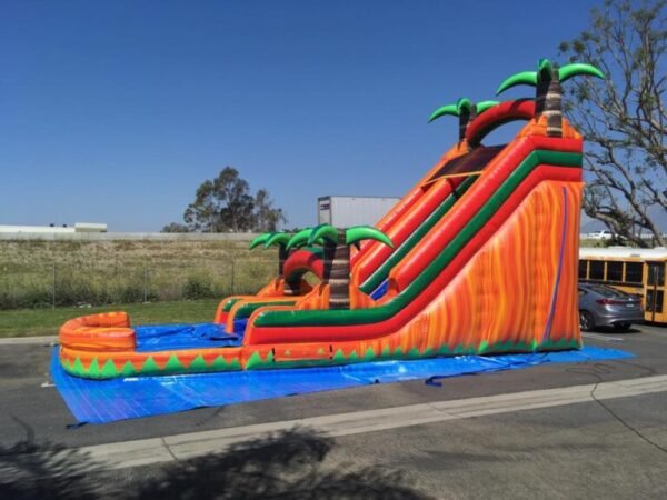 22 ft. Fire waterslide